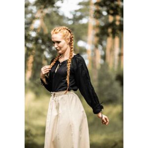 Bettina Medieval Shirt - Black