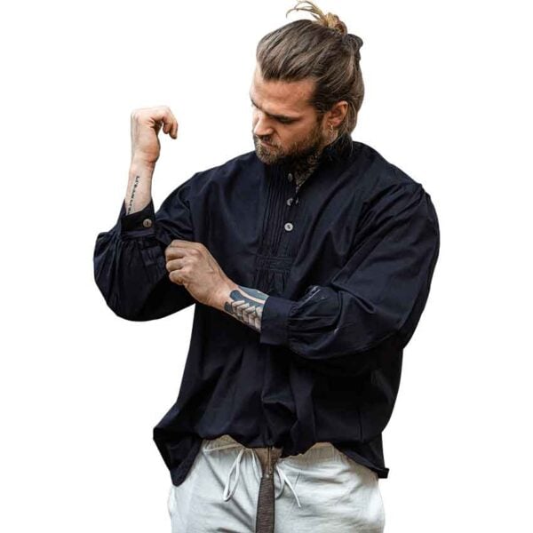 Oswald Medieval Shirt - Black