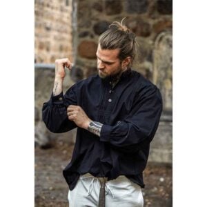 Oswald Medieval Shirt - Black