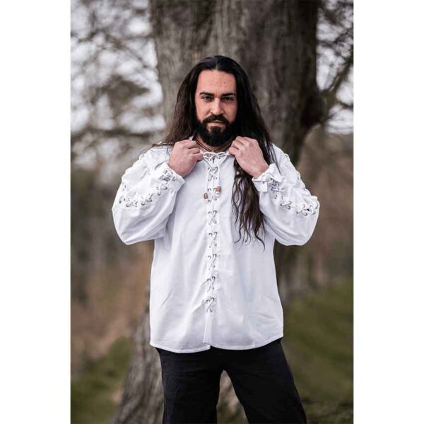 Gustavo Medieval Shirt - White