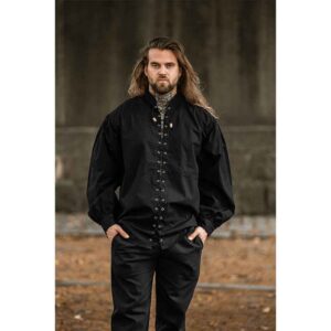 Dagwin Medieval Shirt - Black