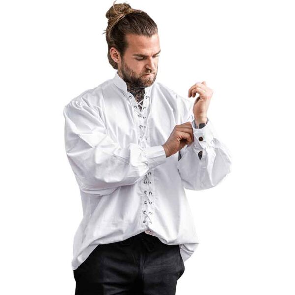 Dagwin Medieval Shirt - White
