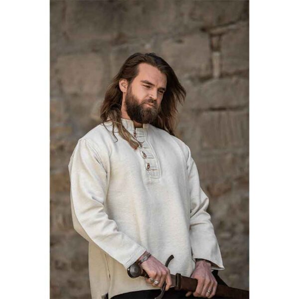 Anton Medieval Shirt - Natural