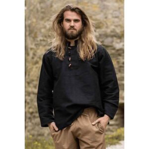 Anton Medieval Shirt - Black