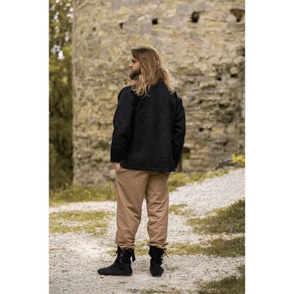 Anton Medieval Shirt - Black