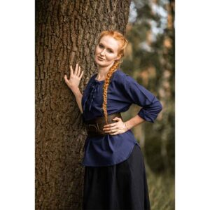 Tilda Medieval Blouse - Blue