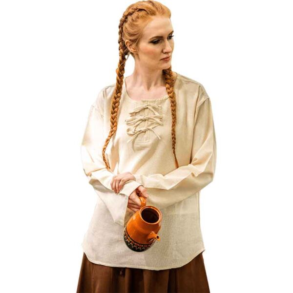 Tilda Medieval Blouse - Natural