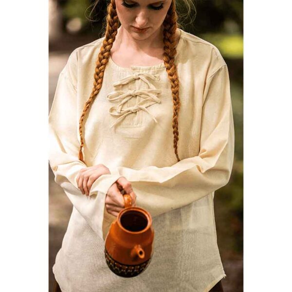 Tilda Medieval Blouse - Natural