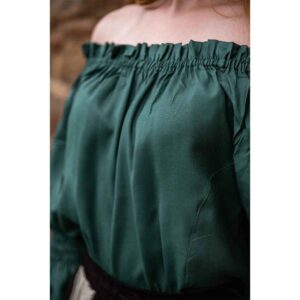 Emma Medieval Blouse - Green
