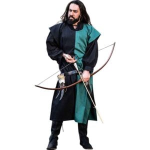 Frederick Two Color Tabard - Black and Green