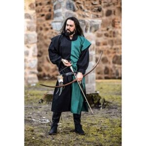Frederick Two Color Tabard - Black and Green