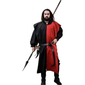 Frederick Two Color Tabard - Black and Red