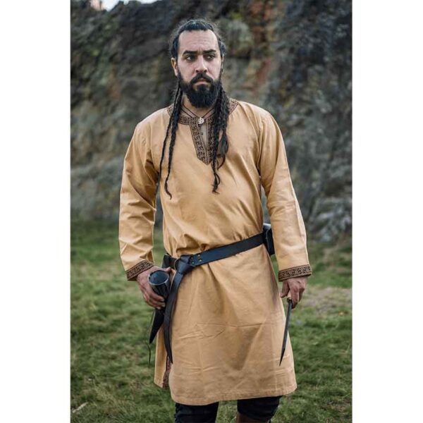 Halvor Viking Tunic - Honey Brown