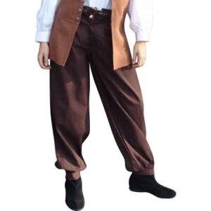 Gerold Medieval Trousers - Dark Brown