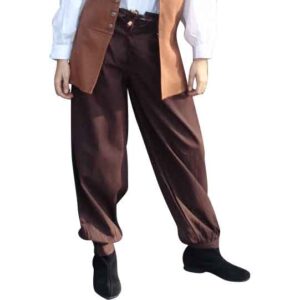 Gerold Medieval Trousers - Dark Brown