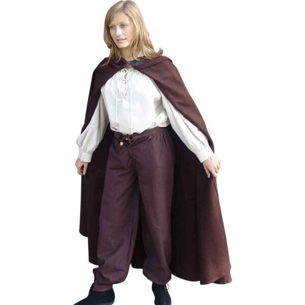 Gerold Medieval Trousers - Dark Brown