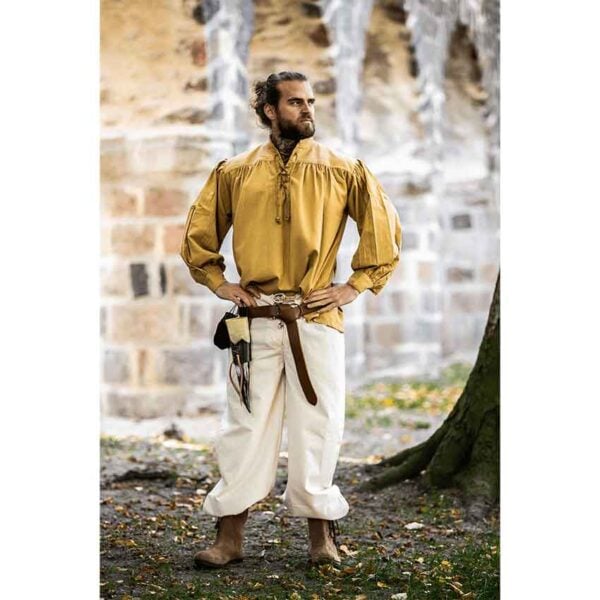 Gerold Medieval Trousers - Natural