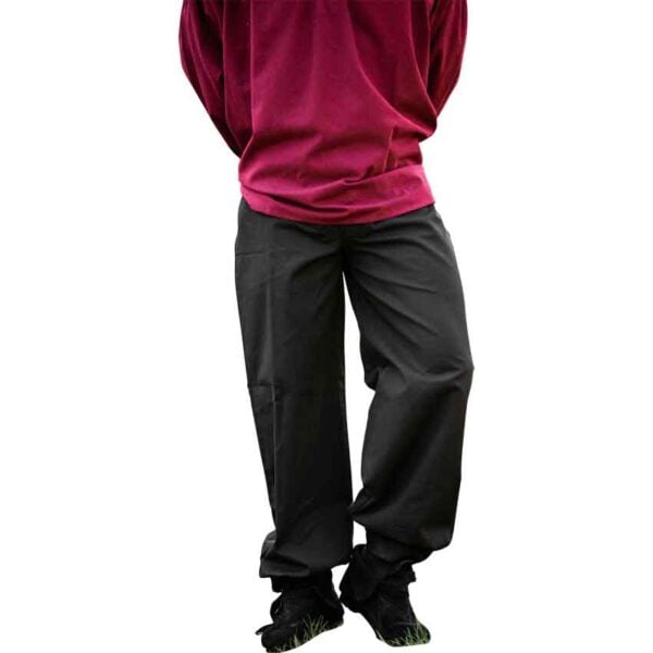 Gerold Medieval Trousers - Black