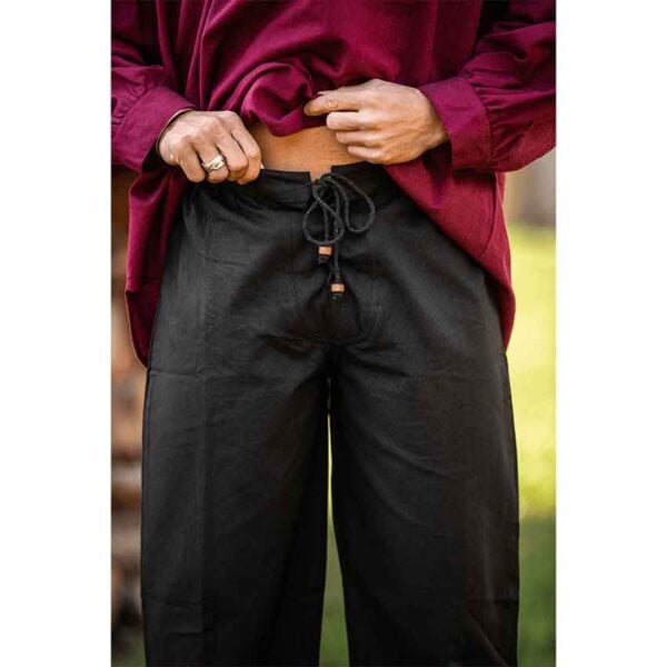 Gerold Medieval Trousers - Black