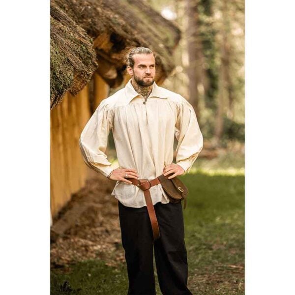 James Pirate Shirt - Natural