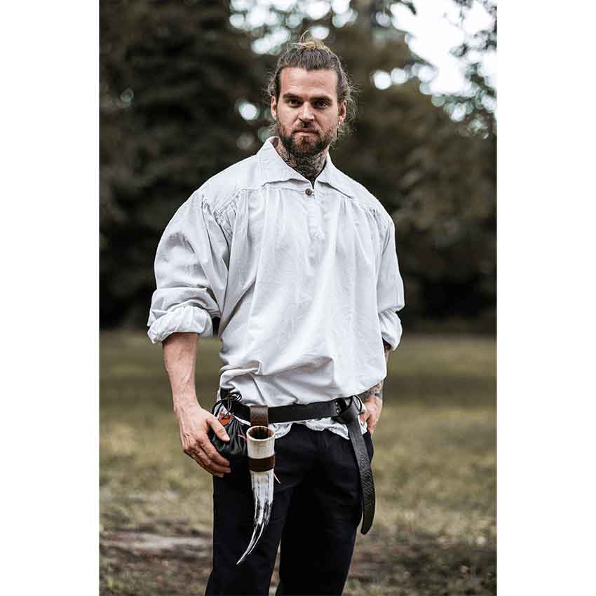 James Pirate Shirt - White