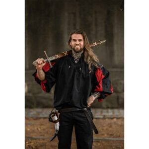 Albert Landsknecht Shirt - Black with Red