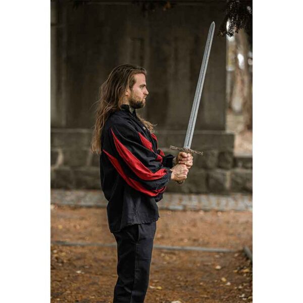 Albert Landsknecht Shirt - Black with Red