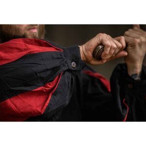 Albert Landsknecht Shirt - Black with Red