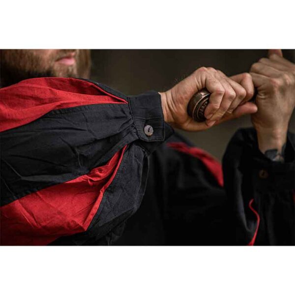 Albert Landsknecht Shirt - Black with Red