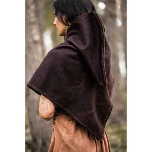 Halfdan Viking Hood - Brown