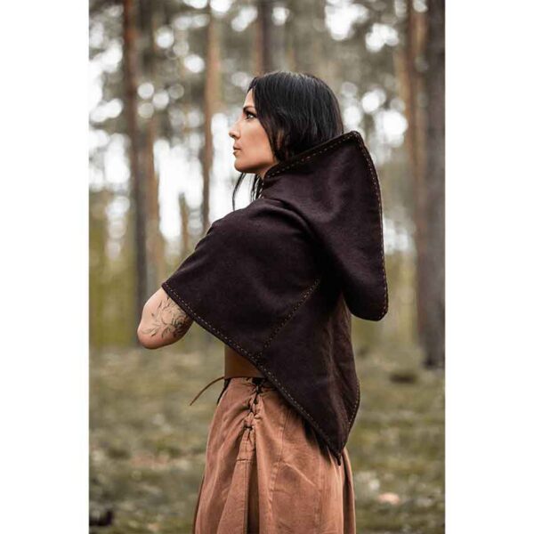 Halfdan Viking Hood - Brown