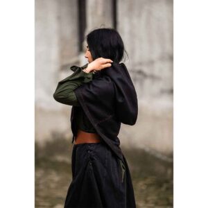 Halfdan Viking Hood - Black