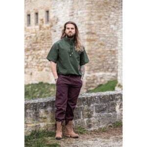 Eric Medieval Short Sleeve Shirt - Green
