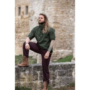 Eric Medieval Short Sleeve Shirt - Green