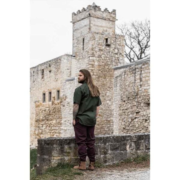 Eric Medieval Short Sleeve Shirt - Green