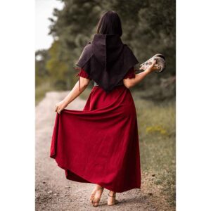 Halfdan Viking Wolf Hood - Brown