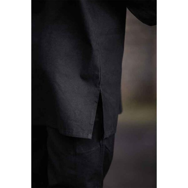 Ulrich Medieval Shirt - Black