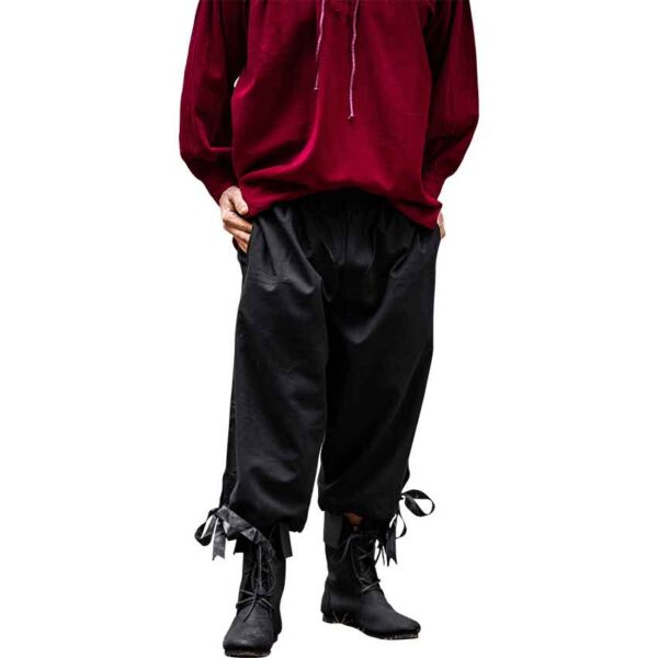 Vincent Medieval Breeches - Black