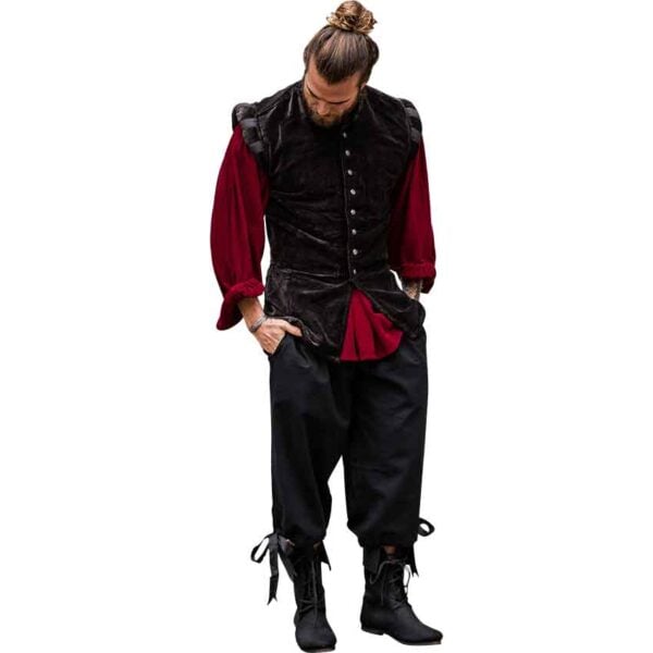 Vincent Medieval Breeches - Black