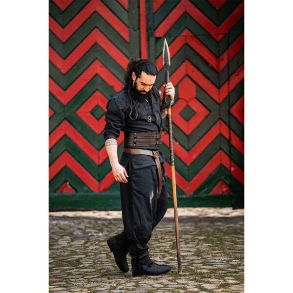 Tiago Medieval Trousers - Black