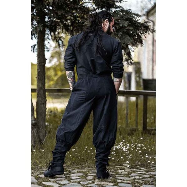 Tiago Medieval Trousers - Black