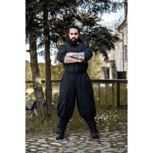 Tiago Medieval Trousers - Black