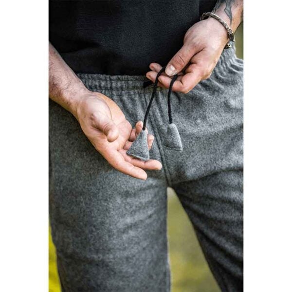 Harald Medieval Wool Pants - Grey