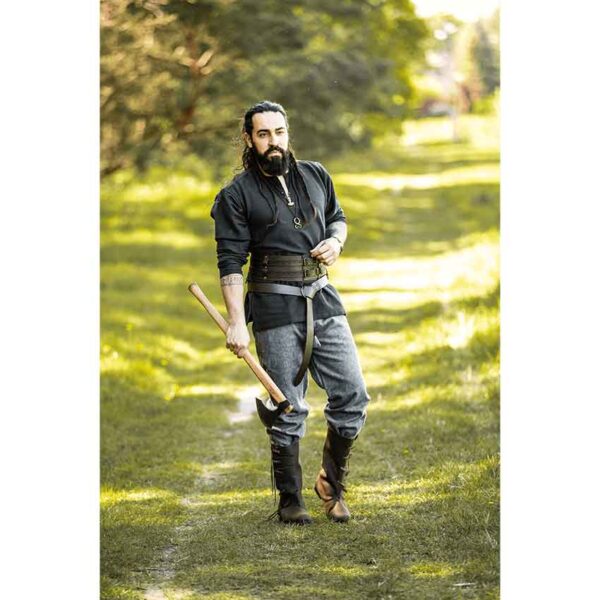 Harald Medieval Wool Pants - Grey