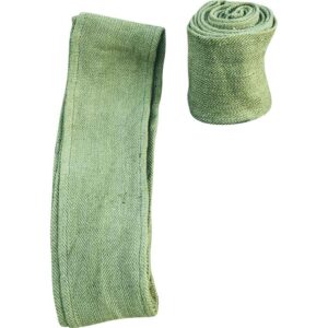 Jannik Herringbone Viking Leg Wraps - Green