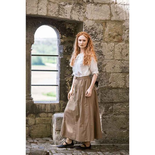 Dana Medieval Skirt - Light Brown