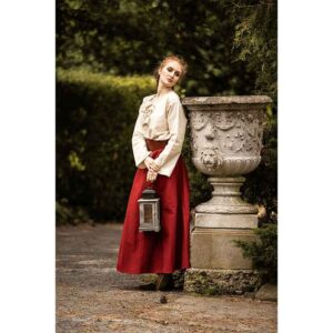 Dana Medieval Skirt - Red