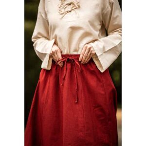 Dana Medieval Skirt - Red