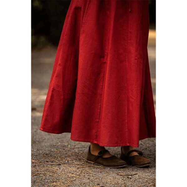 Dana Medieval Skirt - Red