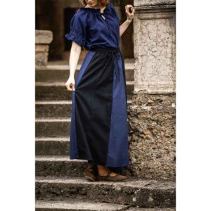 Dana Medieval Skirt - Black and Blue